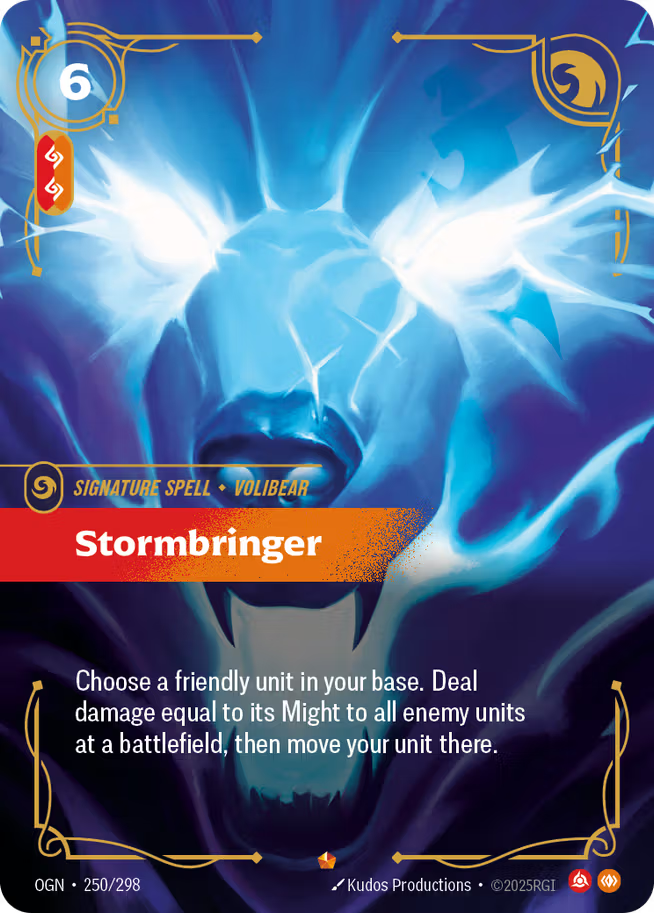 Riftbound: League of Legends TCG Origins 250/289 Stormbringer