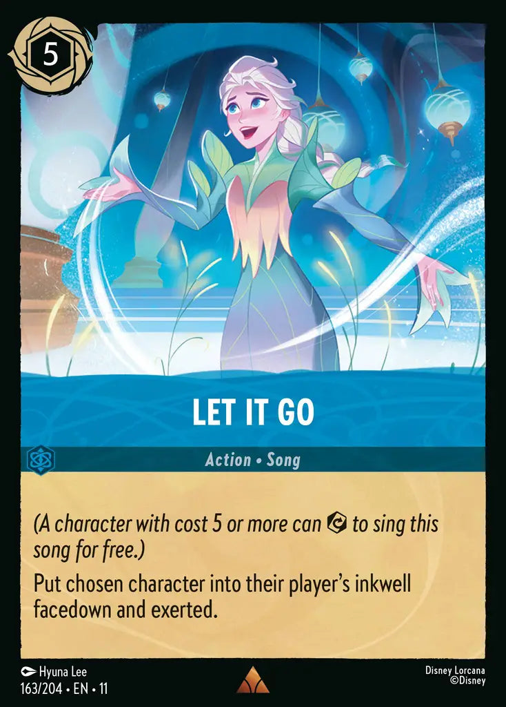 Disney Lorcana Winterspell 163/204 Let It Go