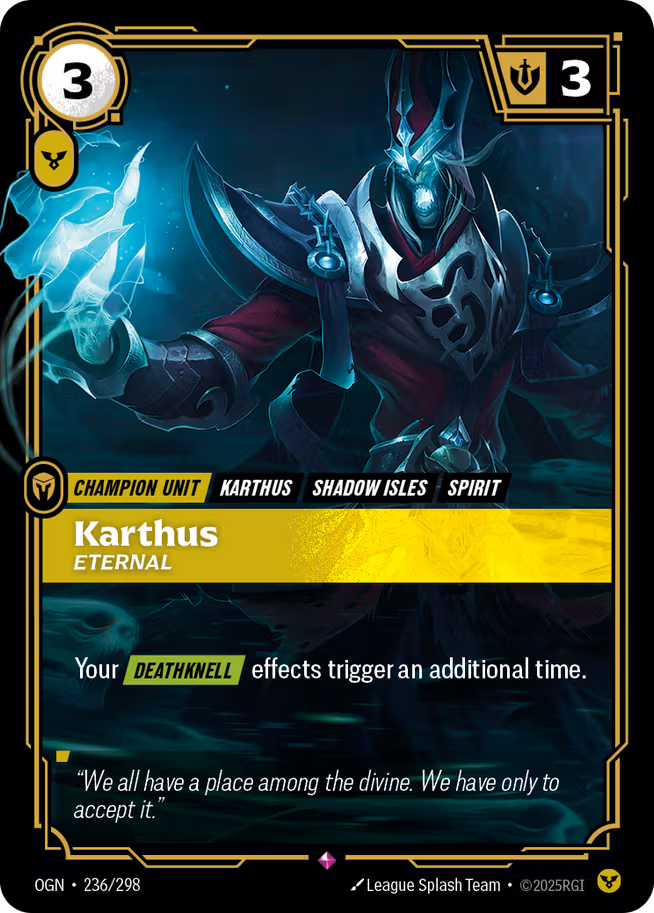 Riftbound: League of Legends TCG Origins 236/289 Karthus, Eternal