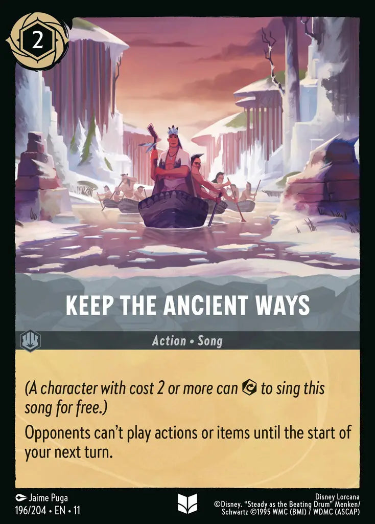 Disney Lorcana Winterspell 196/204 Keep the Ancient Ways