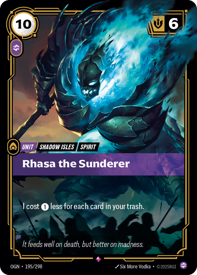 Riftbound: League of Legends TCG Origins 195/289 Rhasa the Sunderer