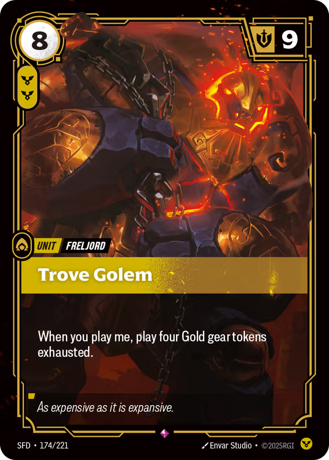 Riftbound: League of Legends TCG Spiritforged 174/221 Trove Golem