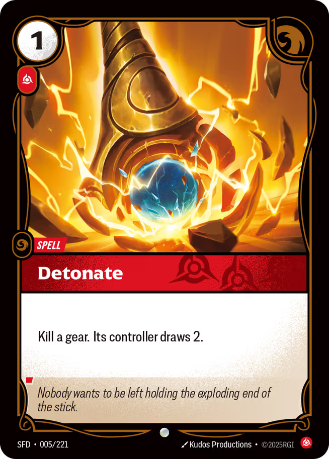 Riftbound: League of Legends TCG Spiritforged 005/221 Detonate