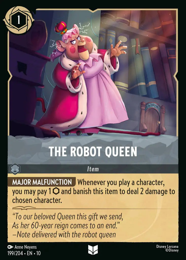 Disney Lorcana Whispers in the Well 199/204 The Robot Queen