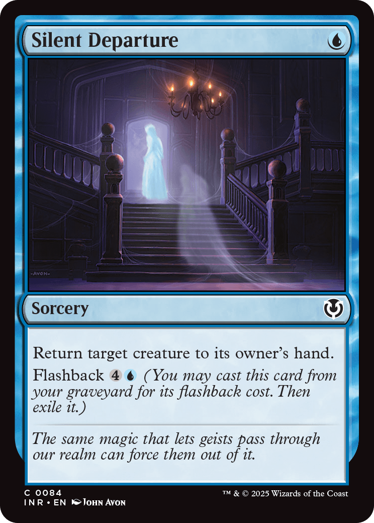 MTG Innistrad Remastered 0084 Silent Departure