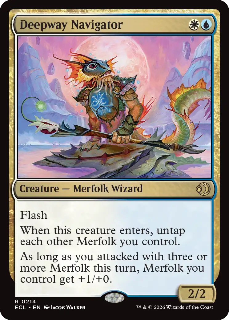 MTG Lorwyn Eclipsed 0214 Deepway Navigator
