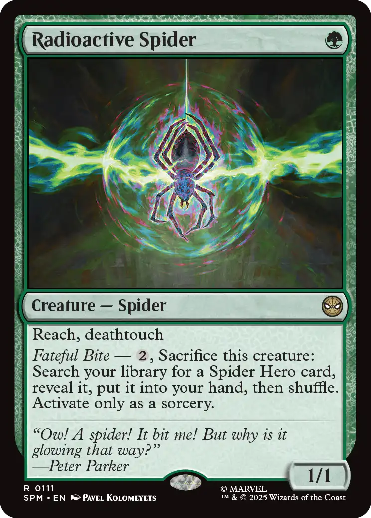 MTG - Marvel's Spider-man 0111 Radioactive Spider