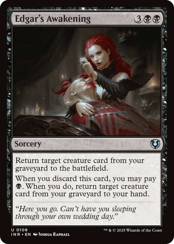 MTG Innistrad Remastered 0108 Edgar's Awakening