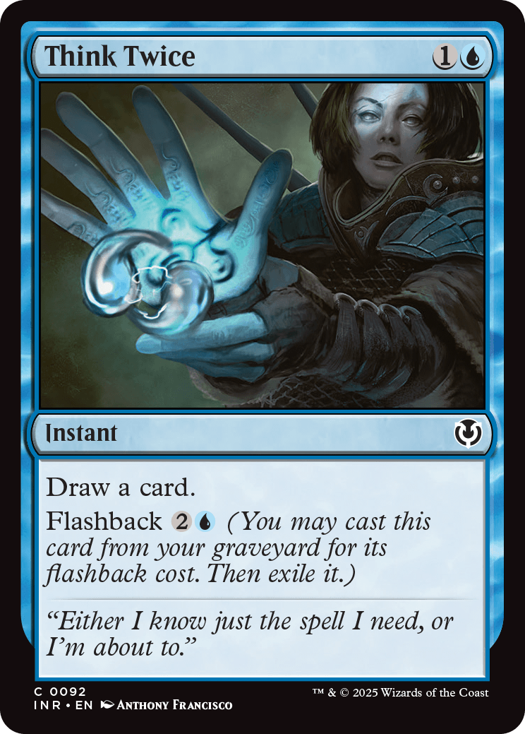 MTG Innistrad Remastered 0092 Think Twice