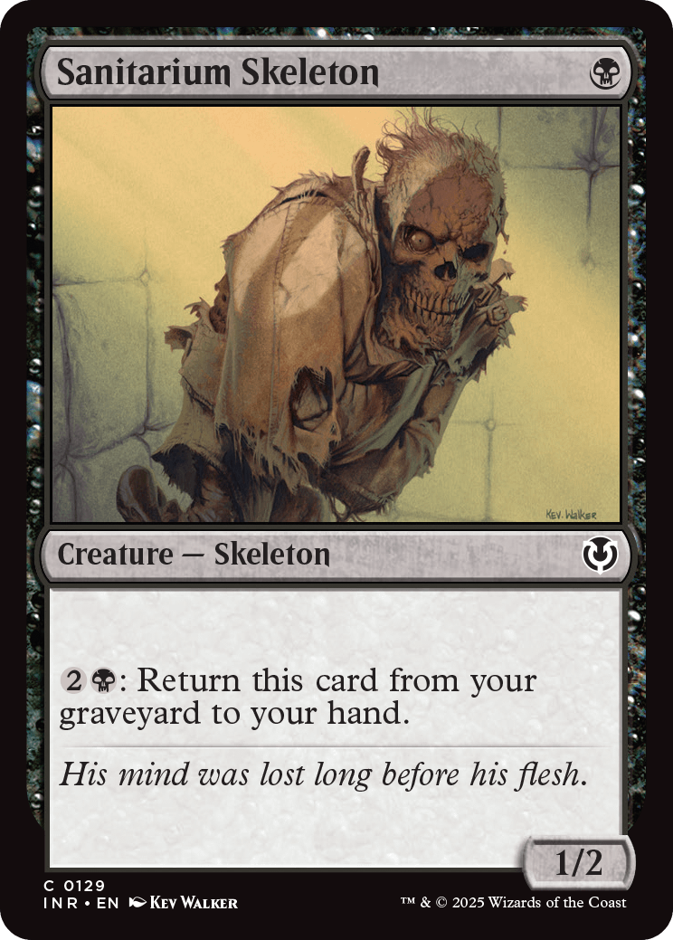 MTG Innistrad Remastered 0129 Sanitarium Skeleton