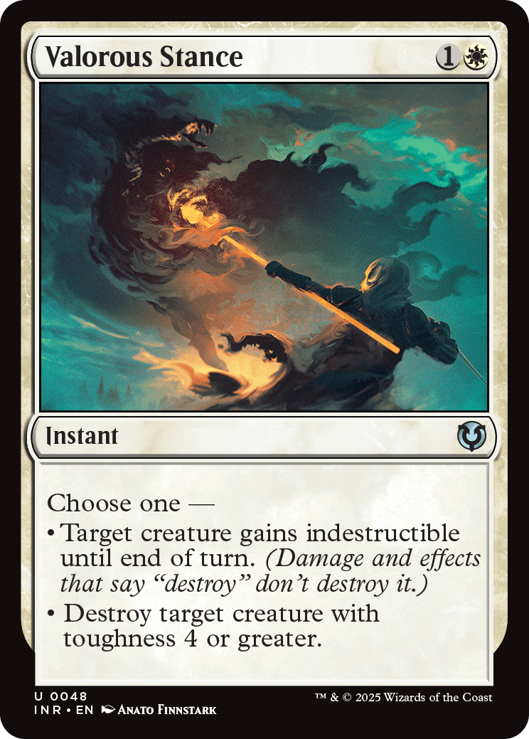 MTG Innistrad Remastered 0048 Valorous Stance