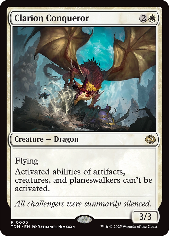 Tarkir: Dragonstorm 0005 Clarion Conqueror