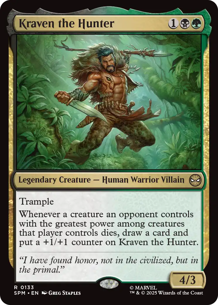 MTG - Marvel's Spider-man 0133 Kraven the Hunter