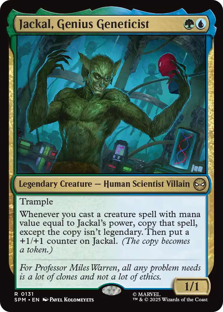 MTG - Marvel's Spider-man 0131 Jackal, Genius Geneticist