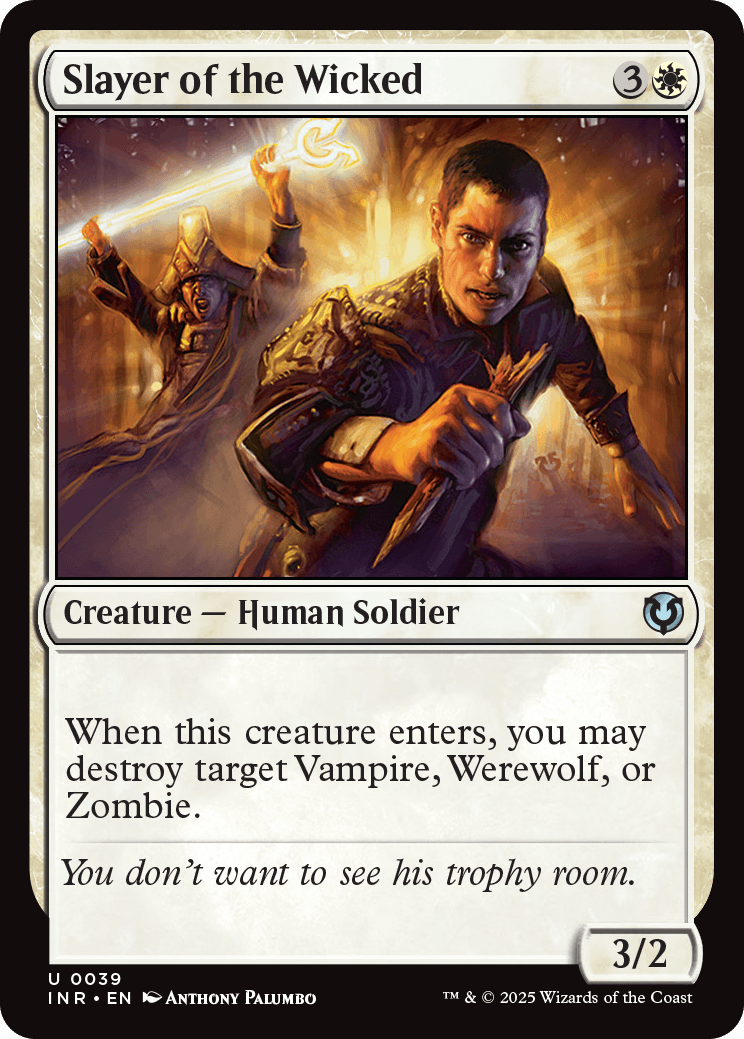 MTG Innistrad Remastered 0039 Slayer of the Wicked