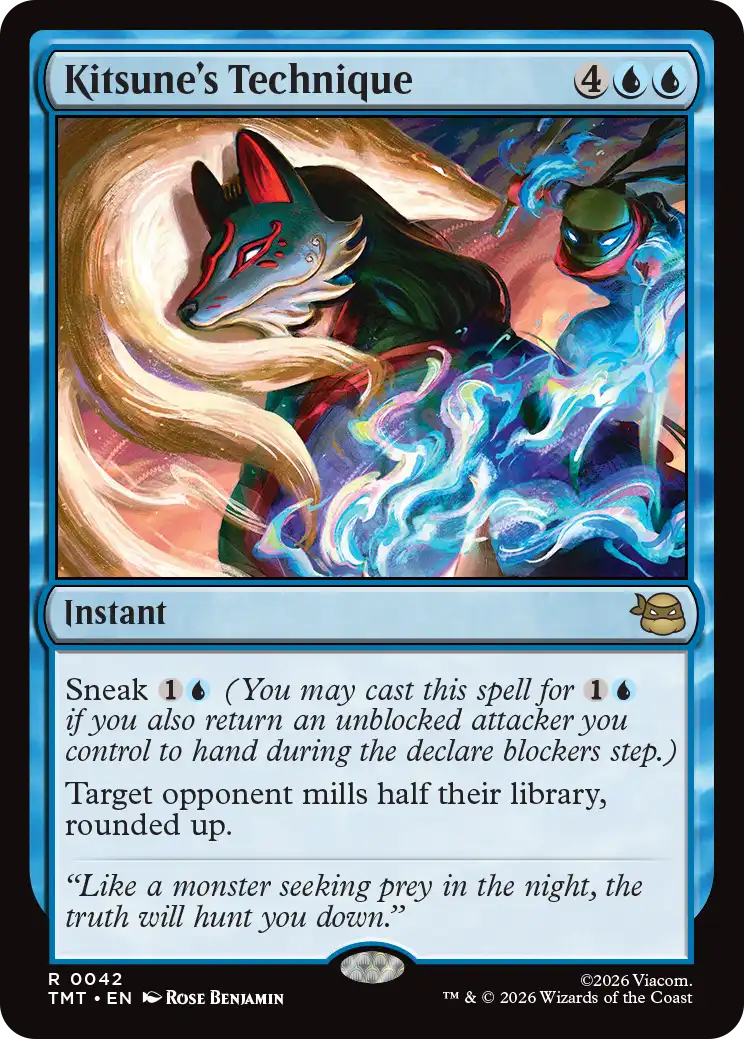 MTG Teenage Mutant Ninja Turtles 0042 Kitsune's Technique