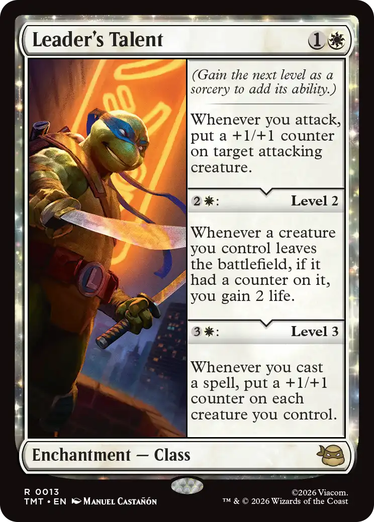 MTG Teenage Mutant Ninja Turtles 0013 Leader's Talent