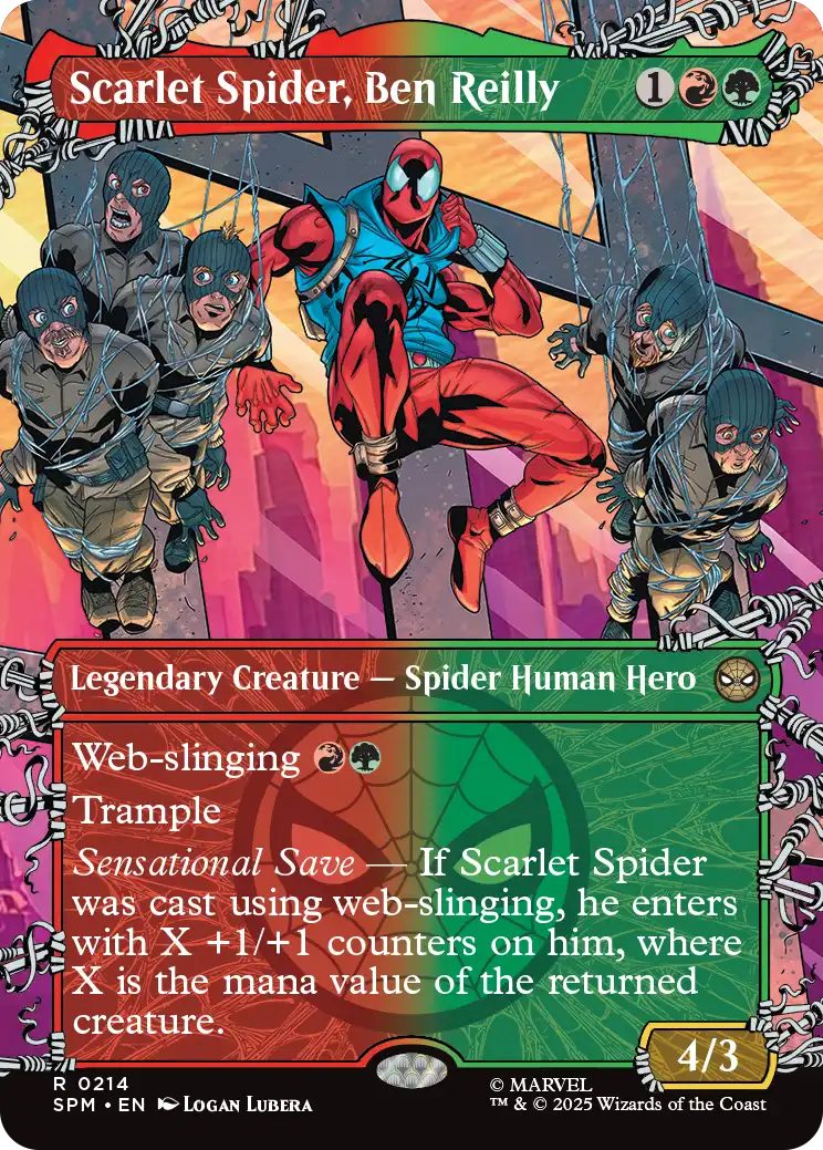 MTG - Marvel's Spider-man 0214 Scarlet Spider, Ben Reilly Borderless