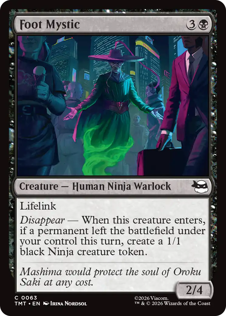 MTG Teenage Mutant Ninja Turtles 0063 Foot Mystic