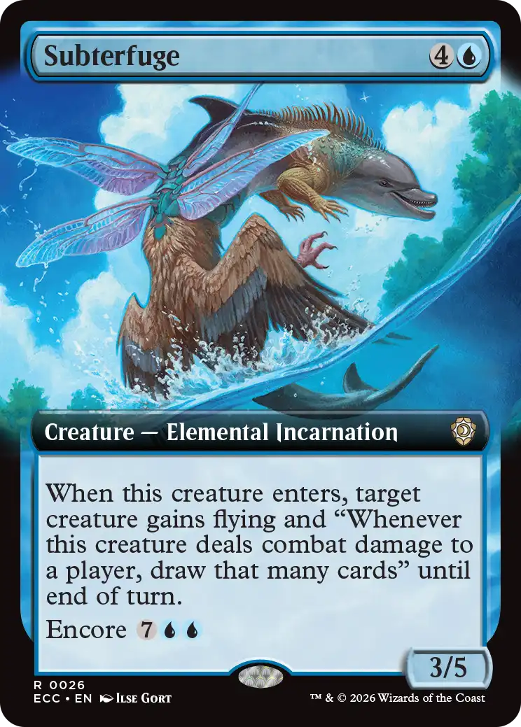 MTG Lorwyn Eclipsed 0026 Subterfuge Extended Art