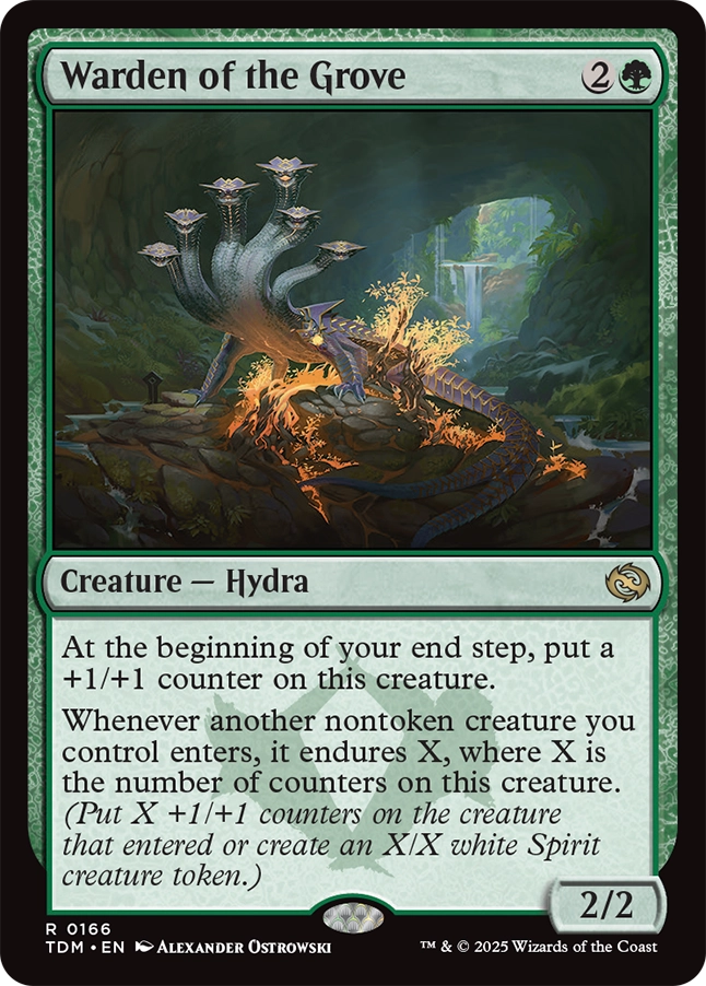 Tarkir: Dragonstorm 0166 Warden of the Grove