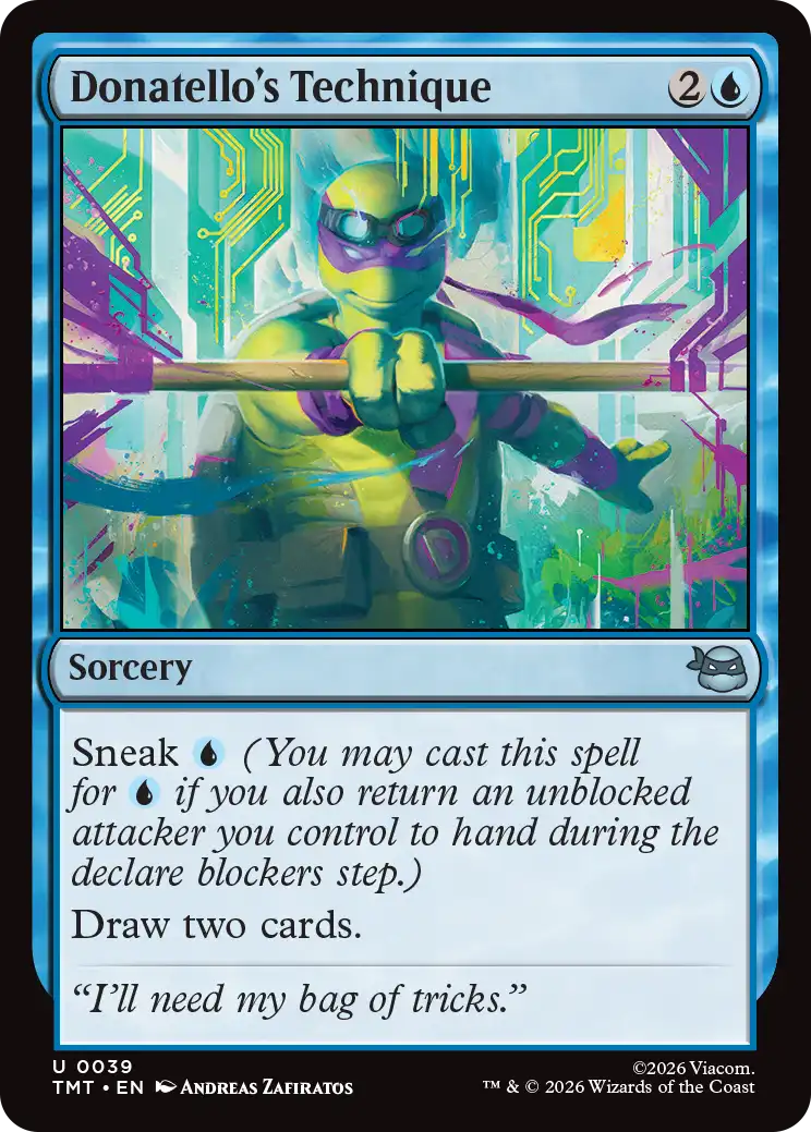 MTG Teenage Mutant Ninja Turtles 0039 Donatello's Technique