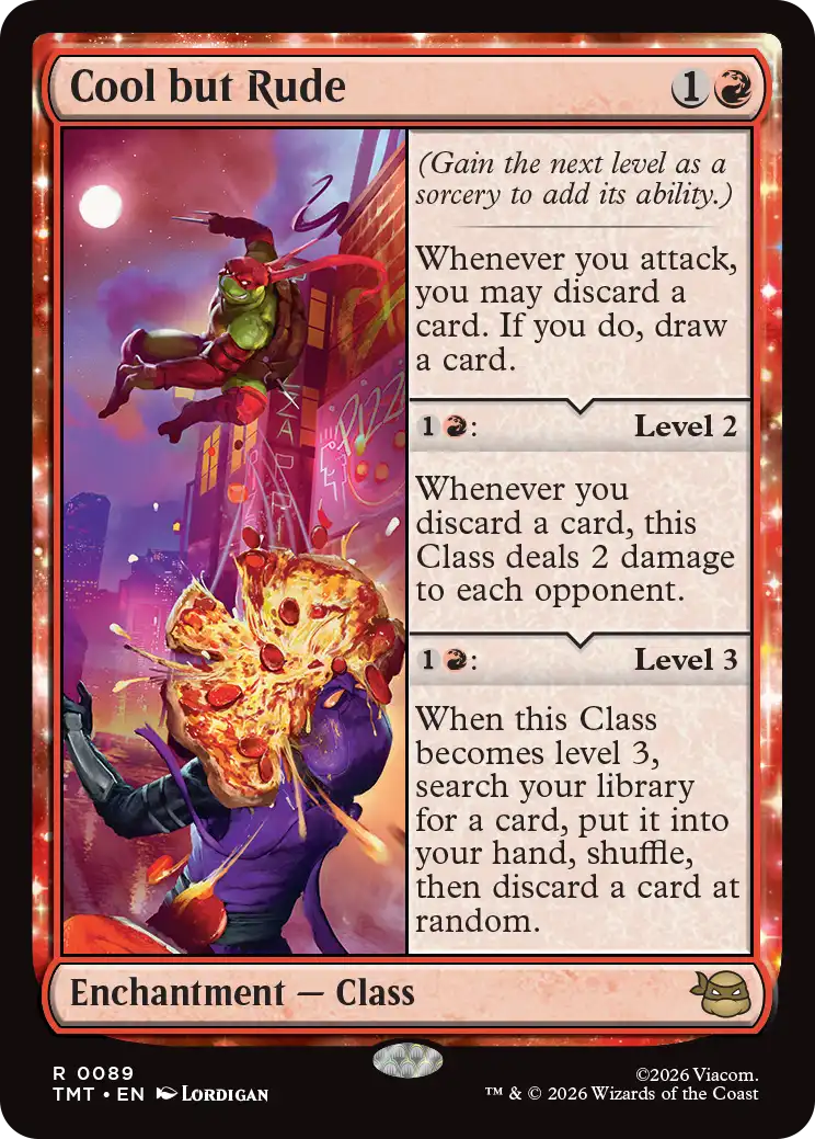 MTG Teenage Mutant Ninja Turtles 0089 Cool but Rude