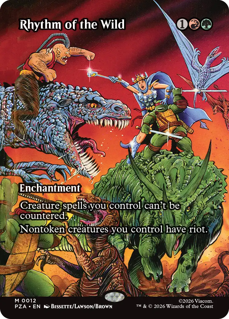 MTG Teenage Mutant Ninja Turtles 0012 Rhythm of the Wild Borderless