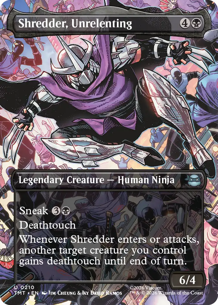 MTG Teenage Mutant Ninja Turtles 0210 Shredder, Unrelenting