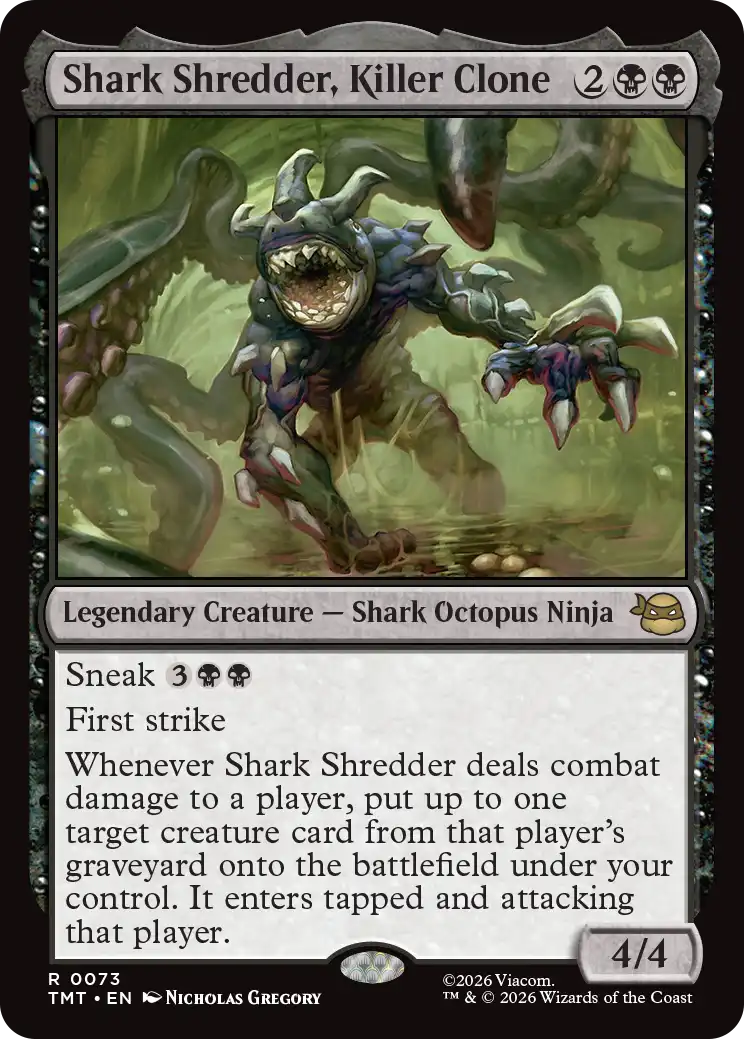 MTG Teenage Mutant Ninja Turtles 0073 Shark Shredder, Killer Clone