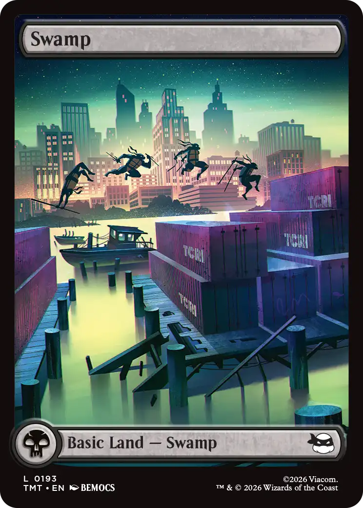 MTG Teenage Mutant Ninja Turtles 0193 Swamp