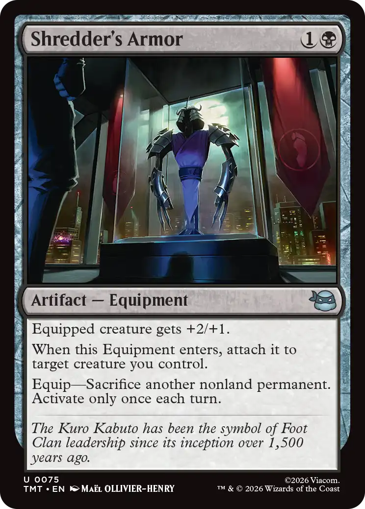 MTG Teenage Mutant Ninja Turtles 0075 Shredder's Armor