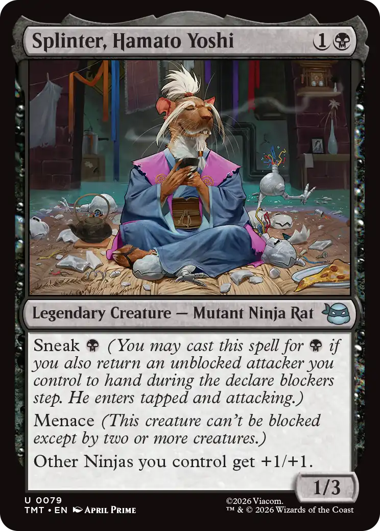 MTG Teenage Mutant Ninja Turtles 0079 Splinter, Hamato Yoshi