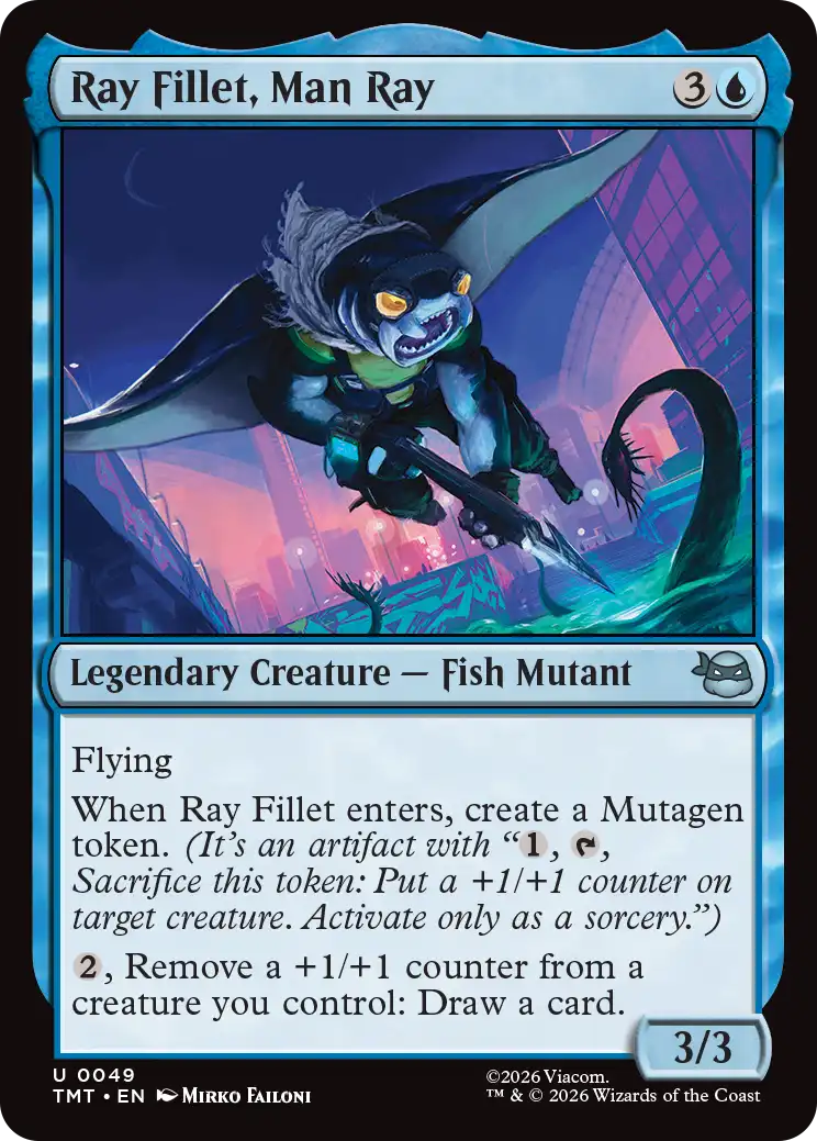 MTG Teenage Mutant Ninja Turtles 0049 Ray Fillet, Man Ray