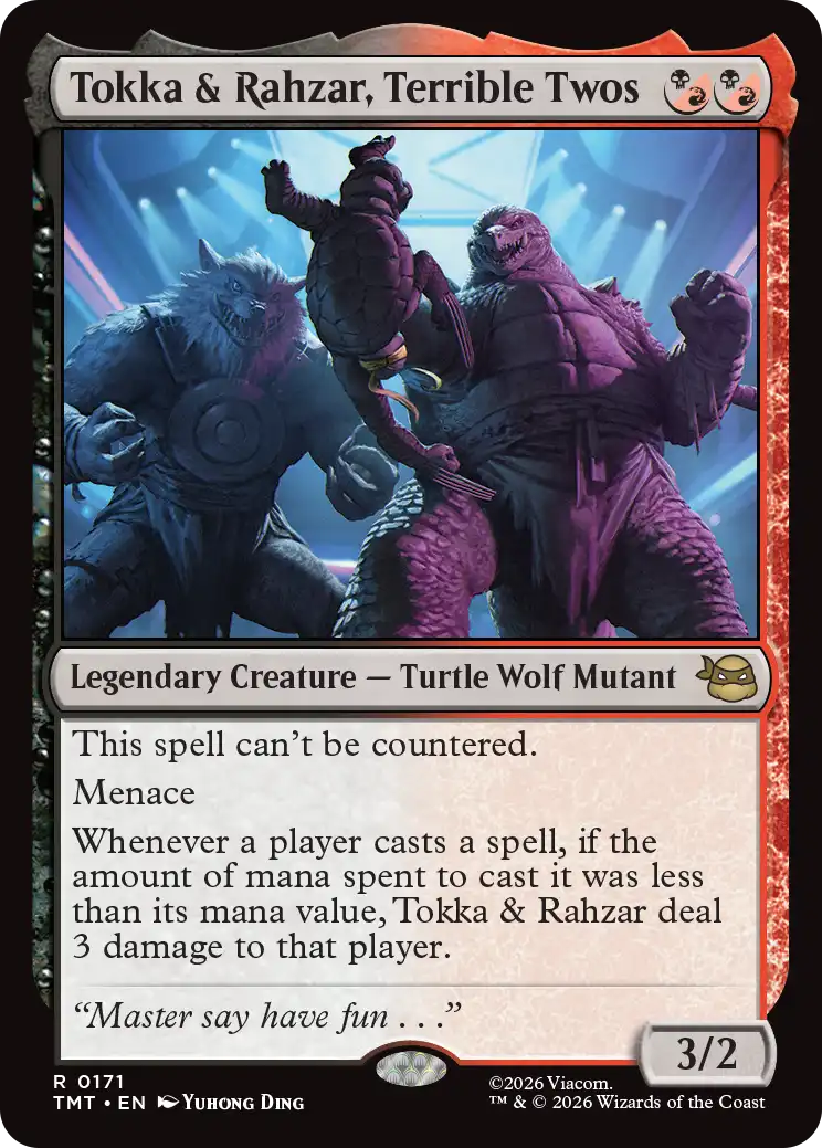 MTG Teenage Mutant Ninja Turtles 0171 Tokka & Rahzar, Terrible Twos