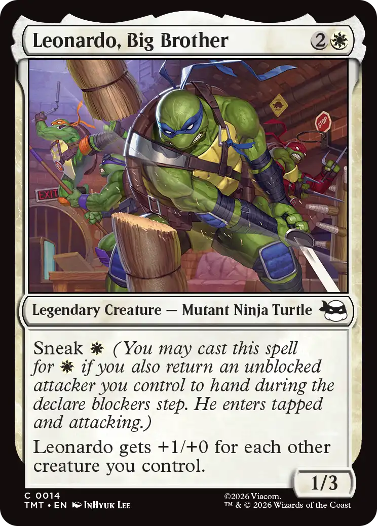 MTG Teenage Mutant Ninja Turtles 0014 Leonardo, Big Brother
