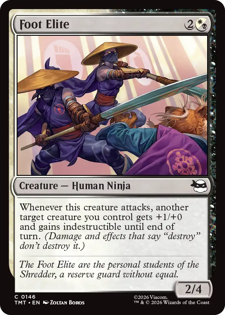 MTG Teenage Mutant Ninja Turtles 0146 Foot Elite
