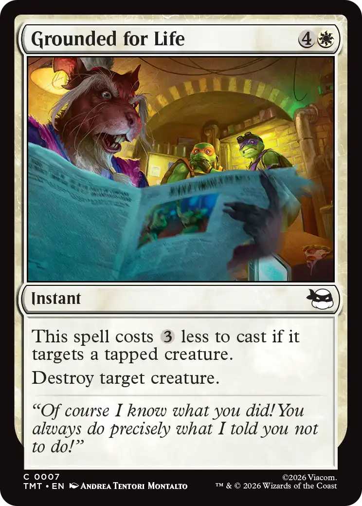 MTG Teenage Mutant Ninja Turtles 0007 Grounded for Life