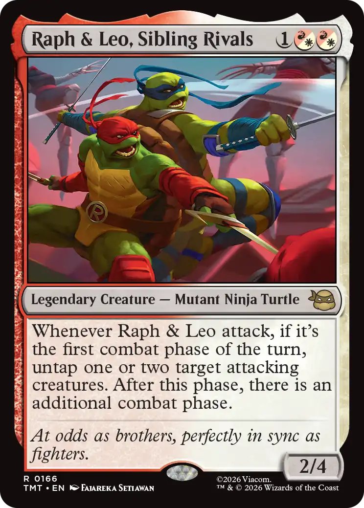 MTG Teenage Mutant Ninja Turtles 0167 Raph & Mikey, Troublemakers
