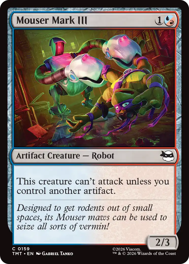 MTG Teenage Mutant Ninja Turtles 0159 Mouser Mark III