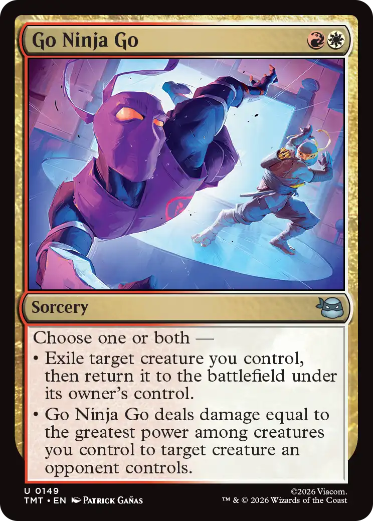 MTG Teenage Mutant Ninja Turtles 0149 Go Ninja Go
