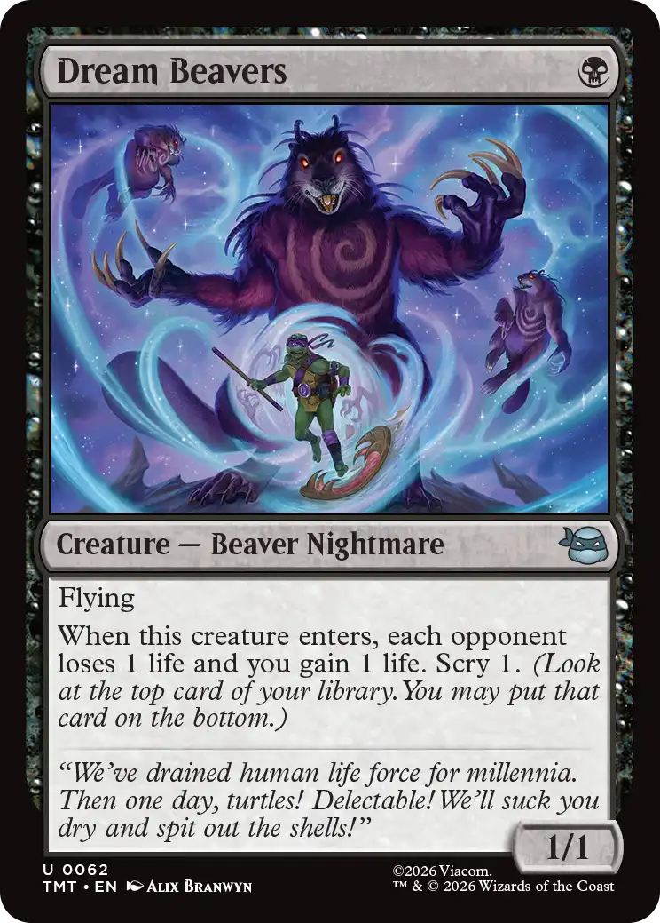 MTG Teenage Mutant Ninja Turtles 0062 Dream Beavers