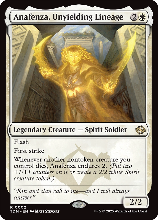 Tarkir: Dragonstorm 0002 Anafenza, Unyielding Lineage
