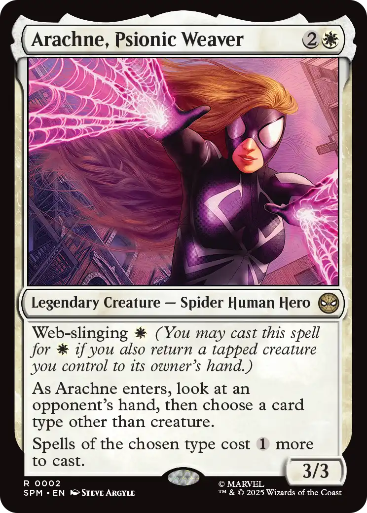 MTG - Marvel's Spider-man 0002 Arachne, Psionic Weaver