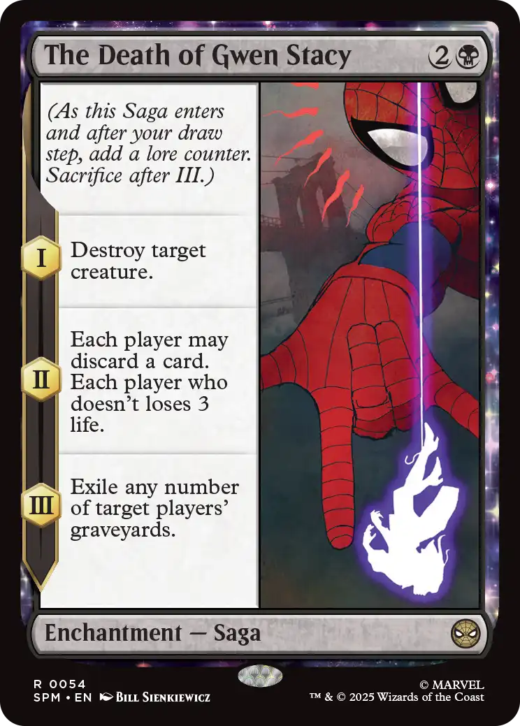 MTG - Marvel's Spider-man 0054 The Death of Gwen Stacy