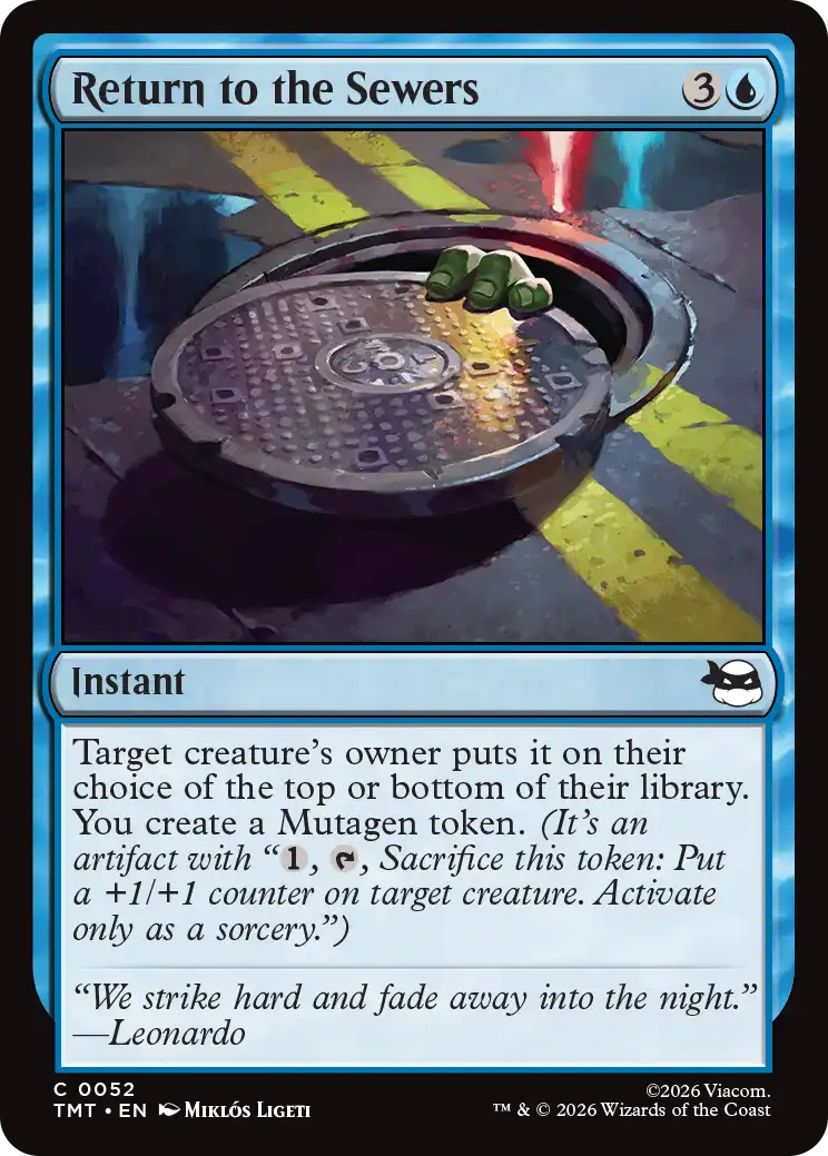 MTG Teenage Mutant Ninja Turtles 0052 Return to the Sewers