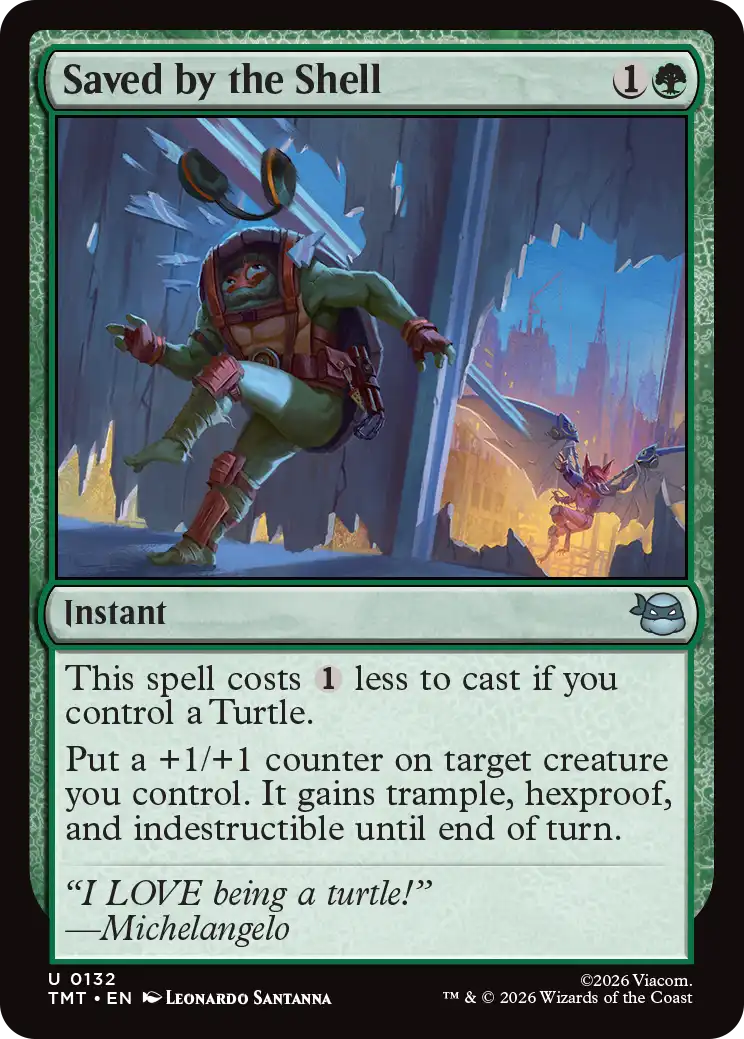 MTG Teenage Mutant Ninja Turtles 0132 Saved by the Shell