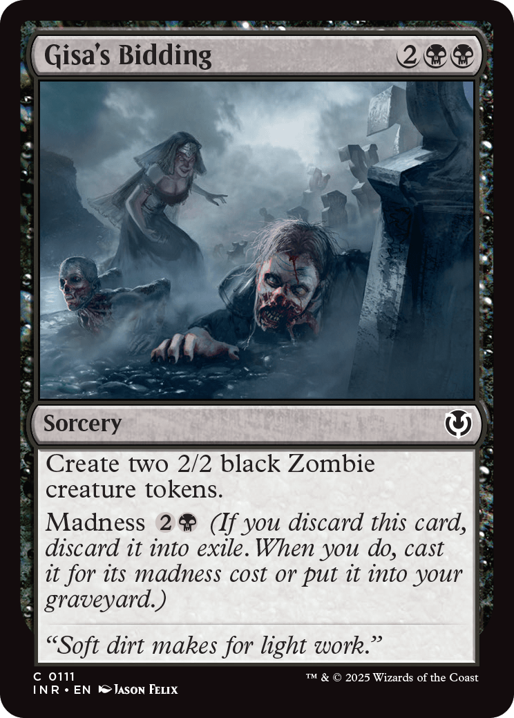 MTG Innistrad Remastered 0111 Gisa's Bidding