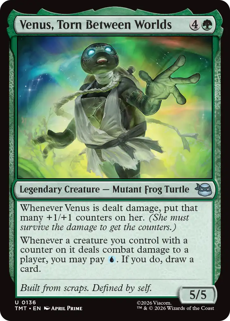 MTG Teenage Mutant Ninja Turtles 0136 Venus, Torn Between Worlds