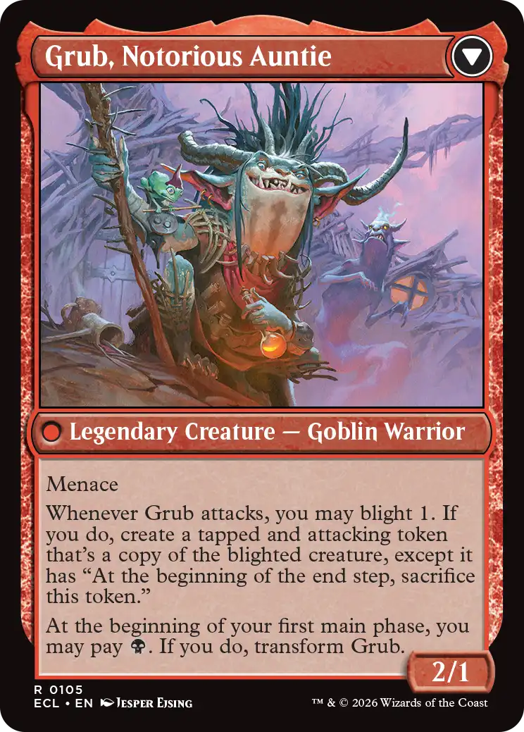 MTG Lorwyn Eclipsed 0105 Grub, Storied Matriarch